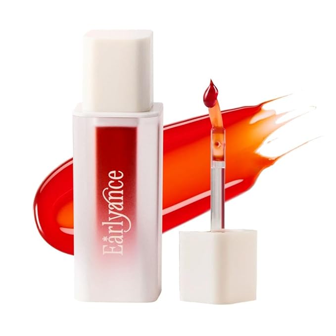 Peel Off Waterproof Lip Tattoo 6g - 24h Long Lasting Korean Lip Stain Transfer Proof Matte Blush Red with plumping effect (Daisy Coral)