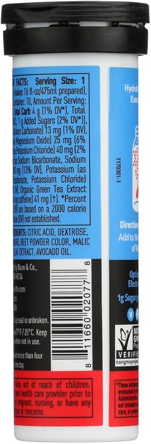 Nuun Energy: Cherry Limeade Electrolyte + Caffeine Tablets (3 Tubes of 10 Tabs) 3