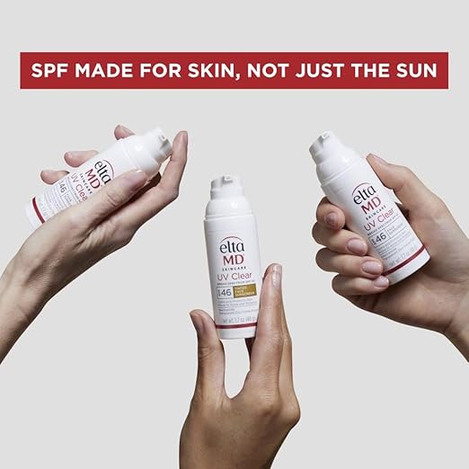 EltaMD UV Clear Tinted Face Sunscreen SPF 46 Oil- Free with Zinc Oxide Dermatologist Recommended