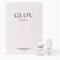 Glov Beauty Micro Infusion System for Face &amp Lips ? 0.25mm 24k Gold Cosmetic Facial Stamp with Hyaluronic Acid Collagen Peptides &amp Licorice Root Serum Ampoules (2x Infusion Application 6x Se