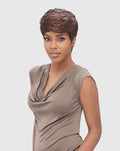 VANESSA Fashion Wigs Short Length Layered Wavy Style with Swept Bang Synthetic Hair Wig - TONA (SUN)