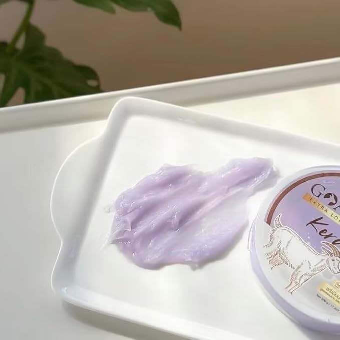 (Purple) Milk Extra Long Hair Keratin Mask ? Hair Treatment Cream 500g