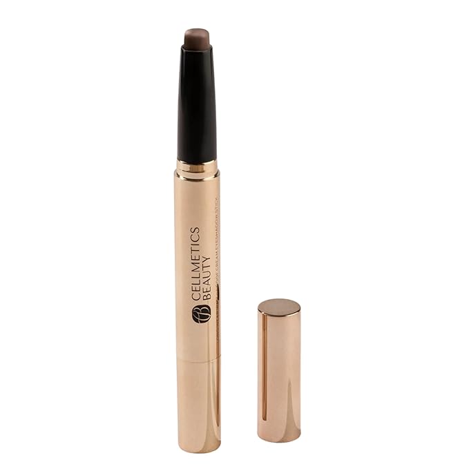 Long-Wear Waterproof Cream Eyeshadow Stick (Earth (04)) | Blendable Eye Makeup Crease-Proof Smooth-Glide | Eye Shadow for Older Women | Easy Application Lift &amp Define