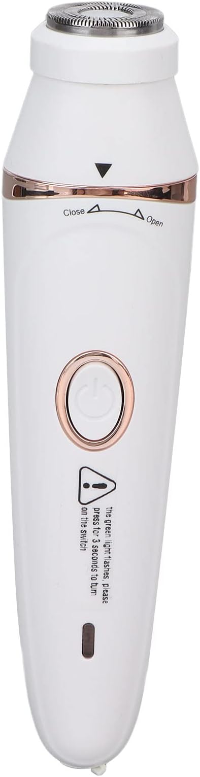 Pyhodi Essential Women Wet Dry Electric Shaver for Legs 3W Cordless Hair Removal Device Hair Trimmer 7 in 1 USB Whole Body Washable White Rechargeable Cordless Hair Clipper 300mAh