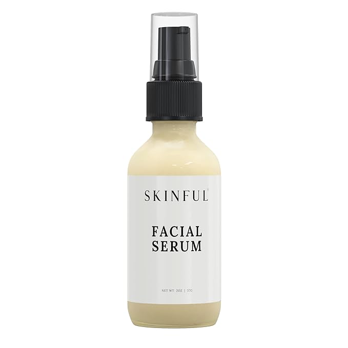 Skinful Facial Serum for Soft Youthful Skin Nourishing Firming Face Serum for Glowing Skin - 2oz