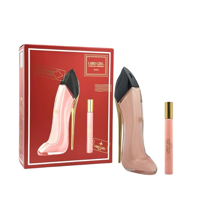 Good Girl Blush by Carolina Herrera for Women - 2 Pc Gift Set 2.7oz EDP Spray 0.33oz EDP Spray (Mini)