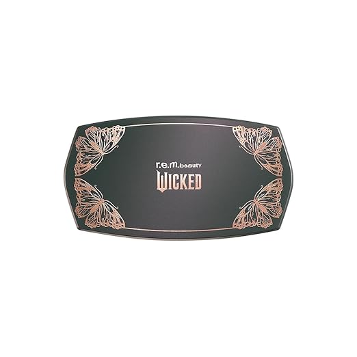 r.e.m. beauty by Ariana Grande Wicked: For Good | Ozian Forest Eyeshadow Palette | Highly Pigmented Blendable Eye Shadows | Mix of Matte Duo-Chrome Shimmer and Glitter Formulas | 12 Shades