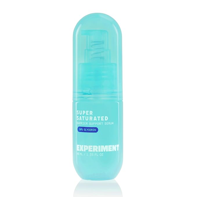 Experiment Super Saturated Ultra Hydrating Barrier Serum ? 30% Glycerin Polyglutamic Acid + Prickly Pear for Intensive Moisture Plump + Dewy Skin 1.35 FL OZ ? Vegan for All Skin Types