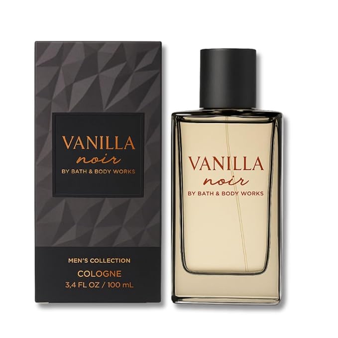 Bath &amp Body Works VANILLA NOIR Cologne Men?™s Collection 3.4 fl oz
