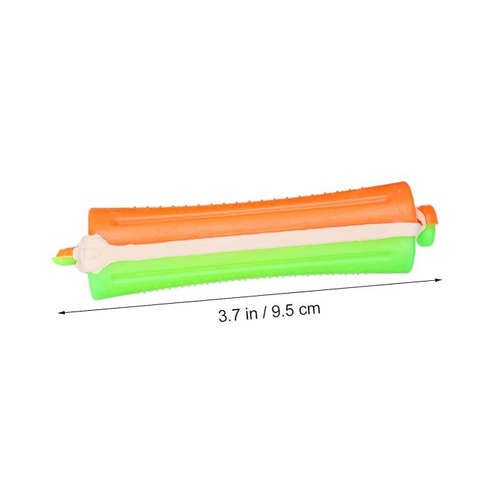 10-Piece Hair Curling Rod Set Double Color Hollow Perm Rods for DIY Styling Suitable for Home and Salon Use Fashionable Hair Curlers