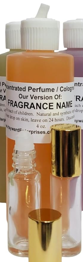 HYWD Enterprises Perfume Oil Comparable to ELIEEY SAAHB LE PARFUM for women Designer Inspired Impression Fragrance Oil Eau de Parfum Large 4 oz. (120ml) with 2 Empty Roll-ons Bottle