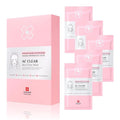 Leaders Insolution AC Clear Skin Clinic Mask | Snail Secretion &amp Tea Tree Oil for Acne Redness Oil Control | 100% Cotton Bemliese Sheet | Balances &amp Soothes Sensitive Skin (5 Sheets)