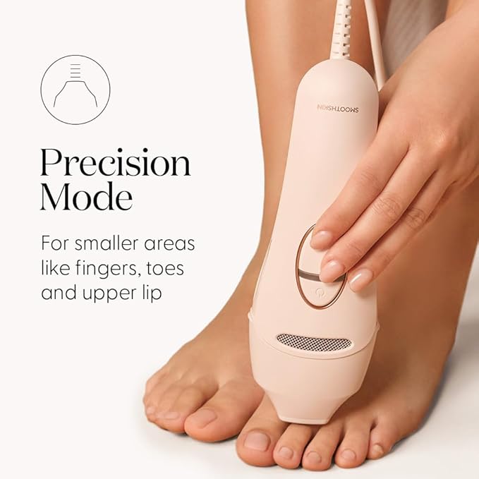 Smoothskin Pure Switch IPL Laser Hair Removal with Sapphire Pro Ice Cooling in Soft Pink The World??First 3-in 1 IPL for Body Face Bikini Alternative to Laser Corded