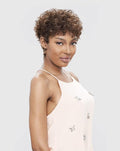VANESSA VIXEN Human Hair Collection Wigs Short Length Curly Wave Style - HH ILON (280)