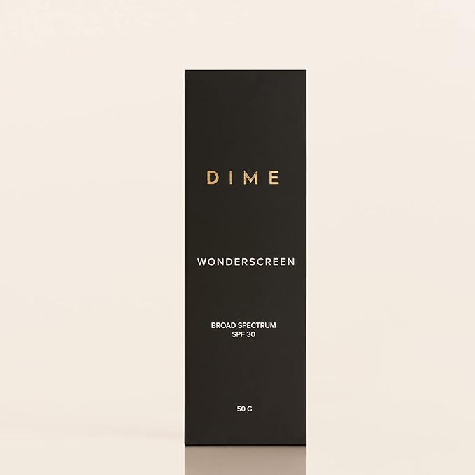 DIME Beauty Wonderscreen SPF 30 Clean Mineral Face Sunscreen Non-Whitening Sunscreen Facial Sun Block 50 G