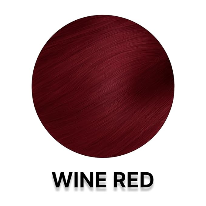Hair Dye Shampoo 5 in 1 Hair Color Shampoo for Women &amp Men Instant Grey Coverage Herbal Natural Champu Para Canas Mujer y Hombre (Wine Red 500ml)