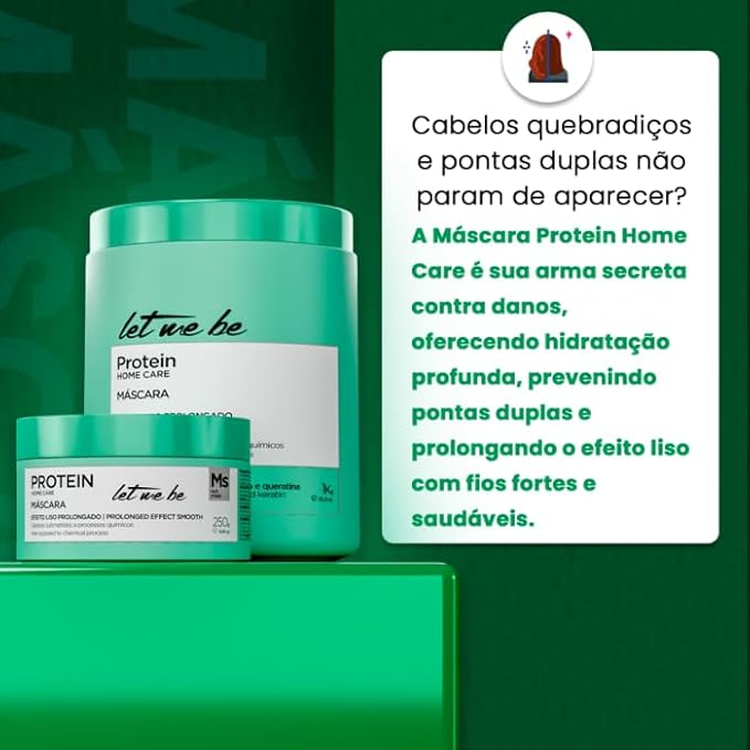 Let Me Be Protein Home Care Hair Mask 1kg (35.27 oz) ? Post-Chemical Reconstructive Treatment with Hydrolyzed Collagen ? Strengthening and Moisturizing Effect