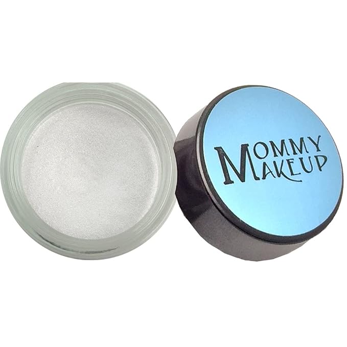 Mommy Makeup Any Wear Creme Eyeshadow - Waterproof Crease-Proof Long Lasting High Pigment Oil-free - Cream to Powder for Eyes Cheeks &amp Lips (Snowflake)
