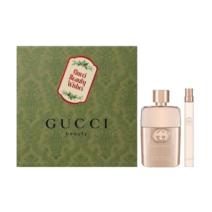 Avir Guilty for women Eau de Toilette 2 Piece gift set 1.6oz EDT Spray+ 0.33oz EDT Spray + Makeup Remover Wipe - Alcohol Free Face &amp Eye Makeup Remover Wipe with Aloe E &amp Cucumber Extract