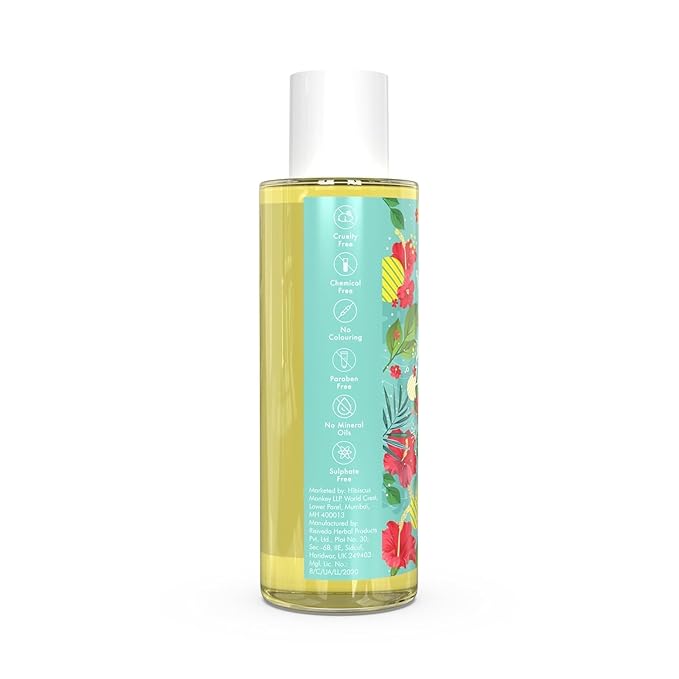 HM Love Scalp &amp Hair Oil | Scalp care | Anti Frizz | Real Hibiscus Flowers Coconut Milk Oil | Natural | No Mineral Oil Chemical-Free | 100mL