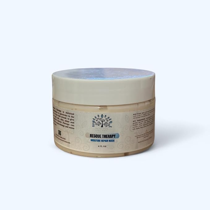 Rescue Therapy Mask - Egg Protein Hair Treatment for Dry Damaged Hair - Moisturizing Hair Mask - 4oz