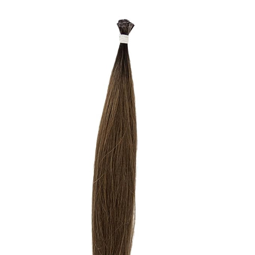 100% Real European Human Hair Keratin Bond Extensions 20 Milk Chocolate Brunette #8