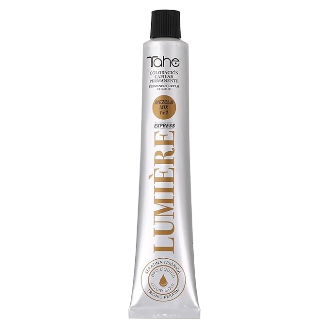 Tahe Lumiere Express Permanent Hair Color Cream 100ml (6.35 Dark Golden Mahogany Blonde 100ml)