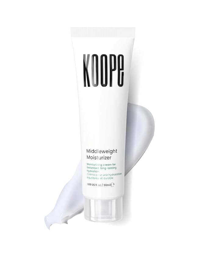 Koope Middleweight Face Cream Moisturizer For All Skin Types Balanced Hydration with Hyaluronic Acid Baobab Oil Anti-Pollution Shield Free of Parabens Sulphates &amp Fragrances Vegan 1.69 FL