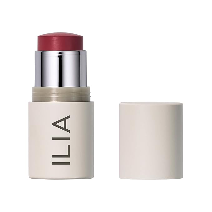 ILIA - Multi-Stick For Lips + Cheeks | Buildable Creamy Multi-Use Color Formula for All Skin Types | Nourish Soften Protect | Non-Toxic Vegan Cruelty-Free (A Fine Romance 0.15 oz | 4.5 g)