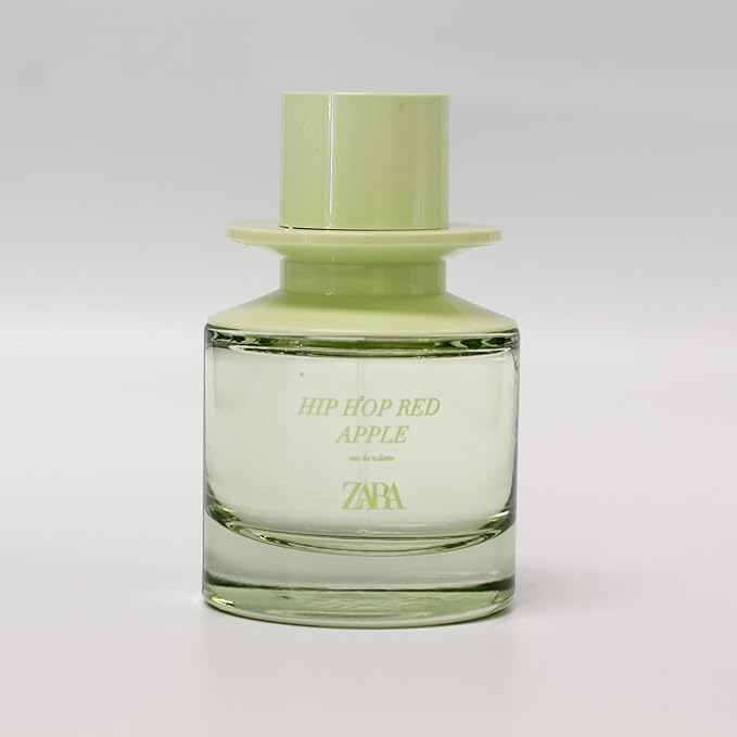 Zara Hip Hop Red Apple Perfume for Kids Fruity Floral Scent with Apple White Flowers and Soft Musk Special Fruit Inspired Fragrance Collection Eau de Toilette 60ml (2.03 fl. oz.)