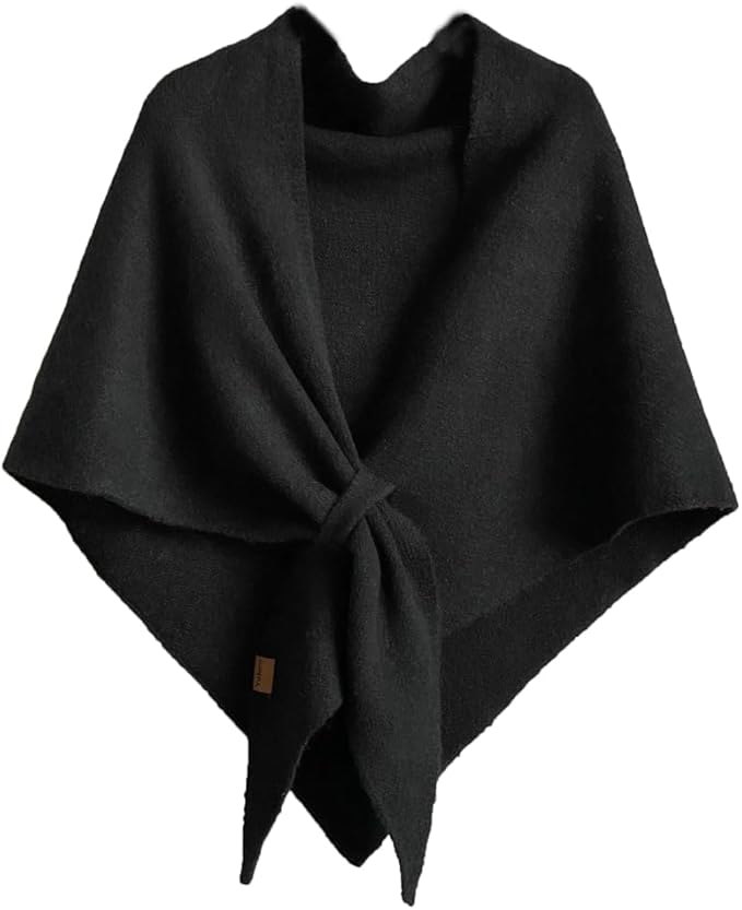 Winter Shawl Wraps Women Knitted Shawls and Wraps Cardigan Cape Wool Pashmina Shoulder Top Sweater Shawl Scarf 2025