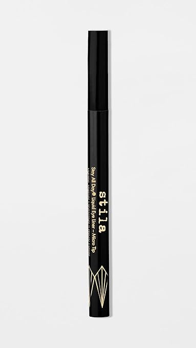 stila Waterproof Liquid Eye Liner Stay All Day Makeup with Fine Brush Tip Lasting Satin Finish Smudge-Proof &amp Transfer-Resistant