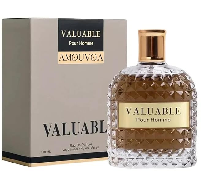4-Piece Cologne for Men Includes Valuable Paris/Valuable Gold/Seans Boutique/Naval Blue of Woody Spicy Citrus &amp Aromatic eau de parfum for Men