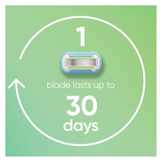 Gillette Venus Extra Smooth Womens Razor Blade Refills 6 Count Designed for a Close Smooth Shave