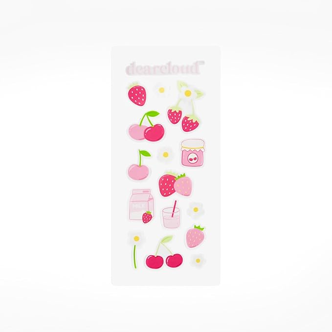 dearcloud Sky/Shadow ? Strawberry Garden ? eye shadow palette makeup with 10 Ultra-Fine Pigments &amp Dual-Ended eyeshadow brush ? Korean beauty eye makeup (Strawberry Garden)