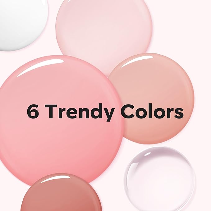 Modelones Poly Extension Gel Nail Kit 6 Colors Pink Nude with 48W U V/LED Lamp Slip Solution 3D Bow Pearl Charms Decoration Rhinestone Glitter Tools for Manicure Beginner Starter Kit DIY at Home