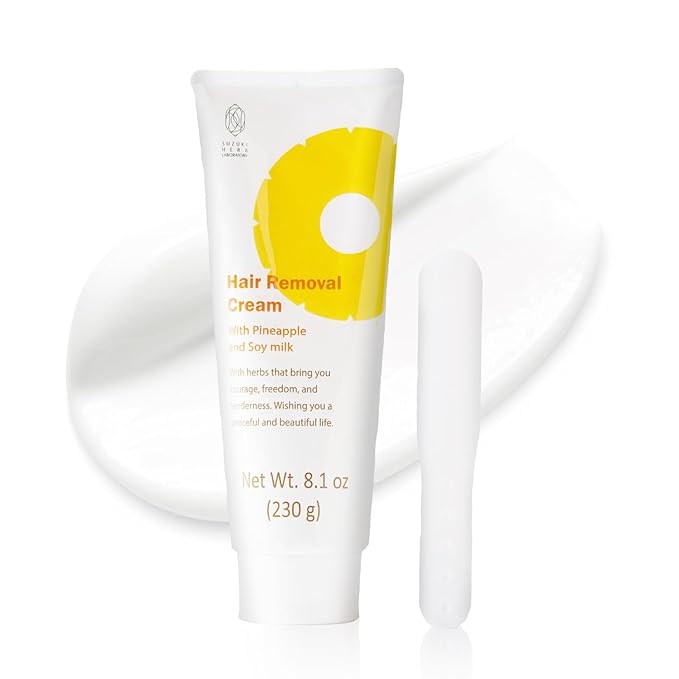 Hair Removal Cream for Women with Pineapple and Soymilk Made in Japan 8.1 OZ