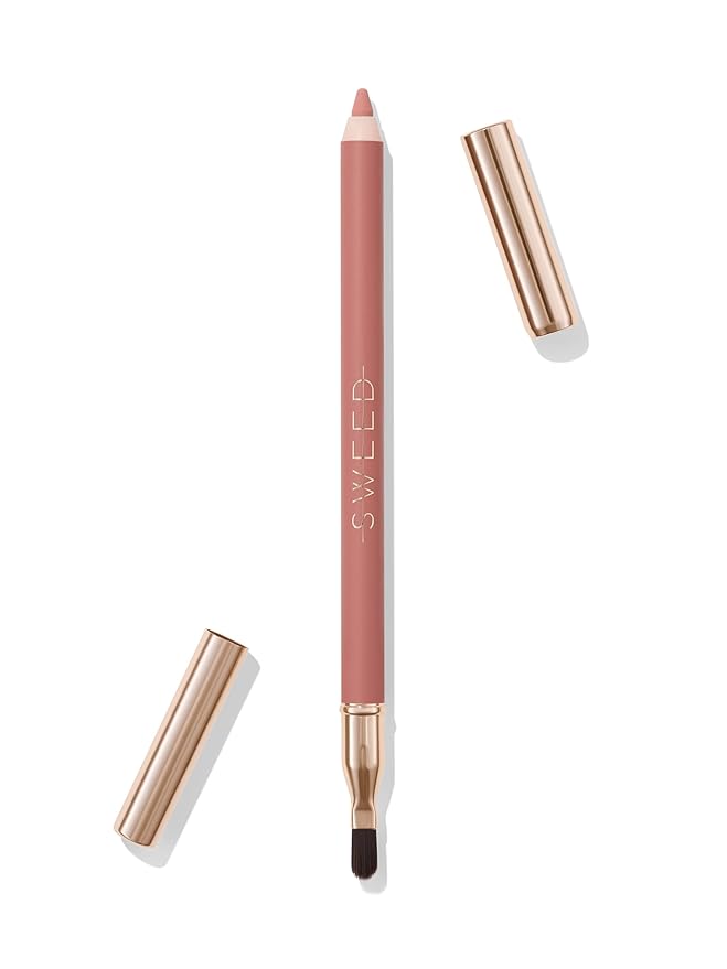 Sweed - Lip Liner Pencil | Color-Rich Smudge + Feathering-Free | Jojoba Seed Oil to Moisturize + Nourish | Vegan Cruelty-Free Clean Beauty (Barely There)