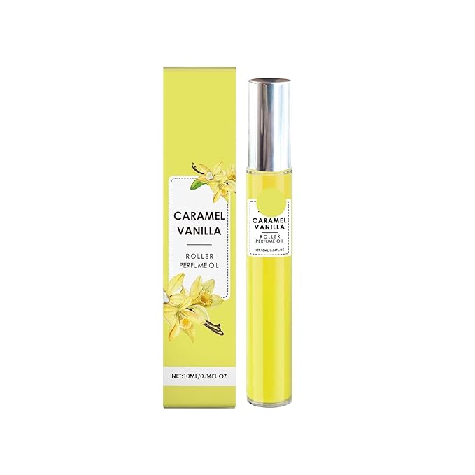 Vanilla Rollerball Perfume - Unique Niche Fragrance For A Fresh Long-Lasting Scent Perfect For Couples' Dates(2PCS)