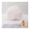 GSOUL Hair Bun Pieces for Women 2 Pack Cat Ears Hair Bun Synthetic Donut Claw Clip Messy Ponytail Extension Wig Women Accessories