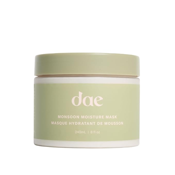 DAE Monsoon Moisture Mask - Intense Hydration Leaves Hair Glossy &amp Smooth Strengthens Elasticity Helps Prevent Damage (8 oz)