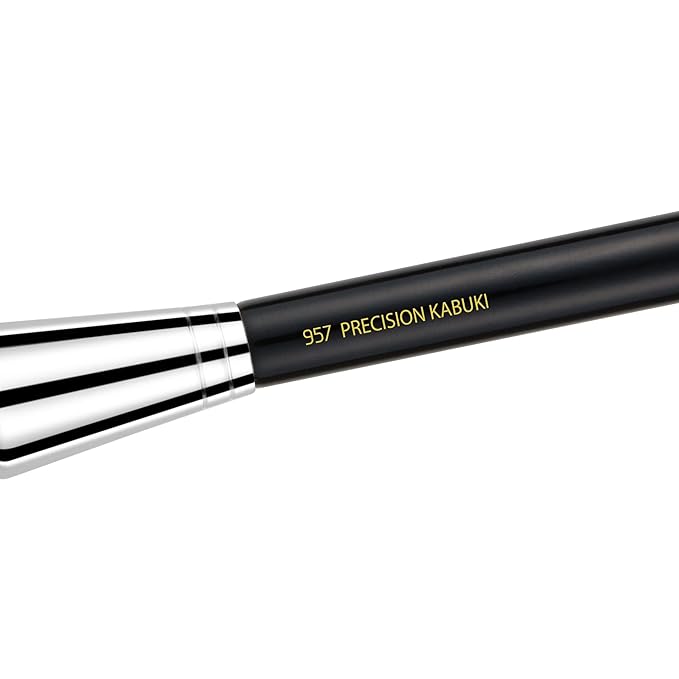 Bdellium Tools Professional Makeup Brush - Maestro Series 957 Precision Kabuki - With Soft Synthetic Fibers For Versatile Application (Black 1pc)