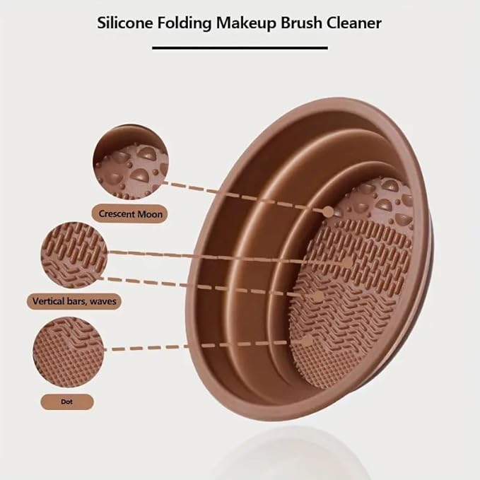 Brown Makeup Brushes Set Professional 47Pcs Premium Synthetic for Foundation Concealer Blush Eyeshadow Powder Contour Makeup Brush Kit Face Eye Make up Brushes &amp Tools