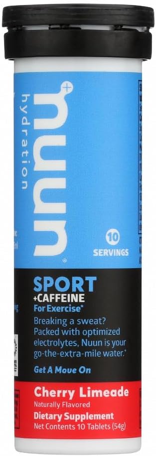 Nuun Energy: Cherry Limeade Electrolyte + Caffeine Tablets (3 Tubes of 10 Tabs) 3