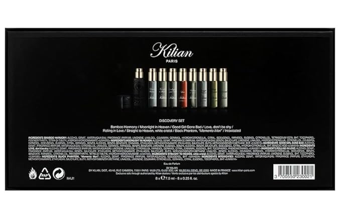 Kilian Discovery Set - 8 Travel Fragrances (8 x .25 Fl Oz)