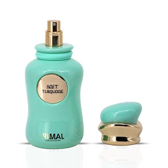 Soft Turquoise Long Lasting Arabian Perfumes for Women ? Eau de Parfum Spray 100ML (3.4 OZ) ? Floral Embrace of Strawberry Rose &amp Vanilla Musk Notes ? Ladies Perfume &amp Signature Gift for Wome