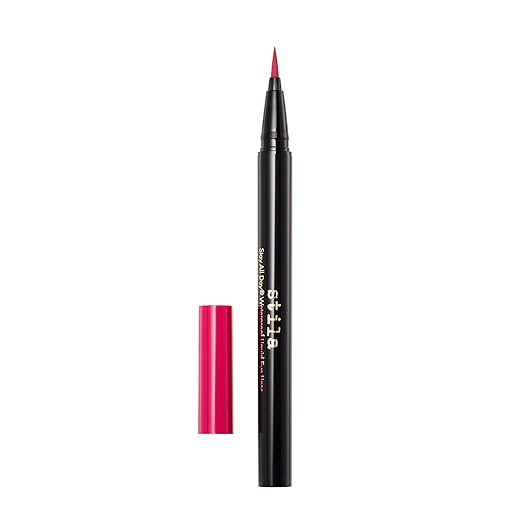 stila Waterproof Liquid Eye Liner Stay All Day Makeup with Fine Brush Tip Lasting Satin Finish Smudge-Proof &amp Transfer-Resistant