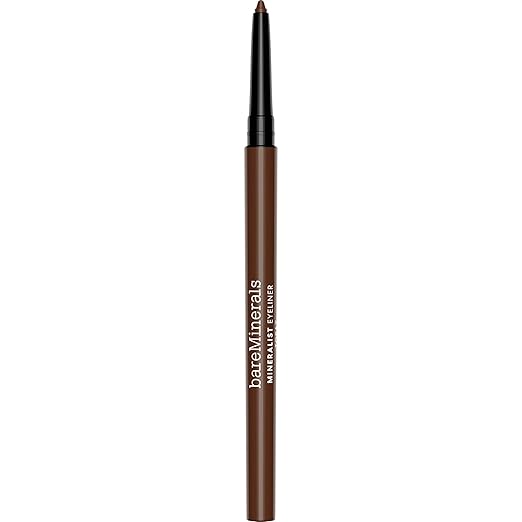 bareMinerals Mineralist Lasting Eyeliner Mineral-Based Waterproof Eyeliner Long-Lasting Color Smudge-Proof Transfer-Proof Retractable Vegan