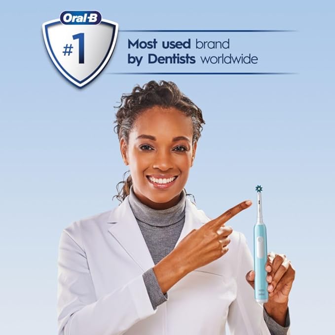 Oral-B Pro 1000 CrossAction Electric Toothbrush Green