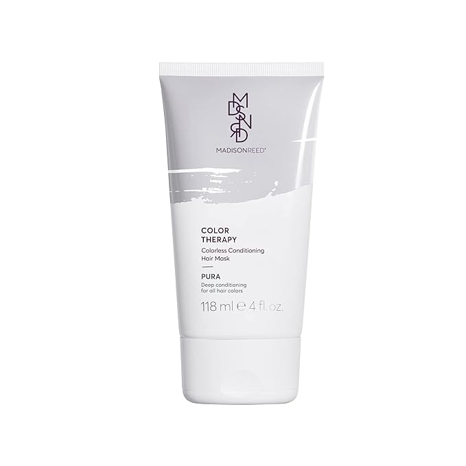Madison Reed Color Therapy Pura Deep Conditioning Hair Mask &amp Restorative Treatment Adds Intense Hydration Keratin &amp Argan Oil 4 Fl Oz (118 mL)